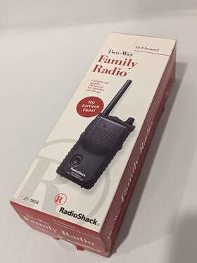 210-1804 Radioshack Radio Shack 2-way Family Model Tested - Working 1