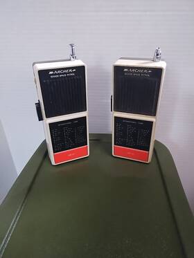 803020 Radioshack 2 Vintage Archer Senior Space Patrol Way Radio 1973 Morris Code Key