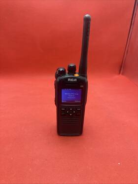 Rca Rdr4360u Uhf Digital Two Way Radio 400-470 Mhz For Parts Only Locked