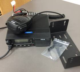 Rdr5200v Rca 50w Vhf Dmr Digital Mobile Radio Mic Mount Hardware Programmed