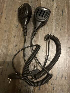Sm220-x03 Rca 2-rca Speaker Mic Sm220 X03s Motorola Cp185 Cp150 Cp200 Cp200d