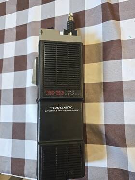 Trc-203 Realistic Vintage 4 Channel 3 Watt Cb Radio Walkie-talkie Tested Works