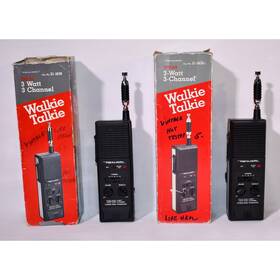 21-1639a Realistic Trc-219a 2 Trc-219 3-channel Transceiver Walkie Talkie Stranger Things