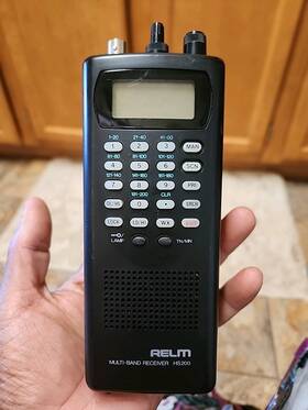 7001-20288-200 Relm Vintage Hs200 Portable Am/fm Multi Band Scanner /not Tested