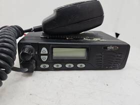 Rmum25 Relm Mobile Radio 128ch Uhf 430 - 470 With Microphone Used Tested