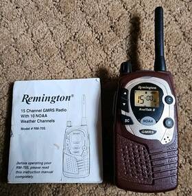 Rm-70s Remington/tekk Model Two Way Handheld Radio By Walkie Talkie Gmrs Noaa