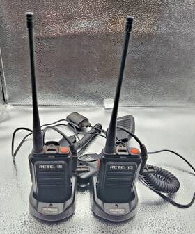 Rb38v Retc 15 2 Retcvis Murs Vhf Band Hidden Display Chargers Microphones - Lot 2438