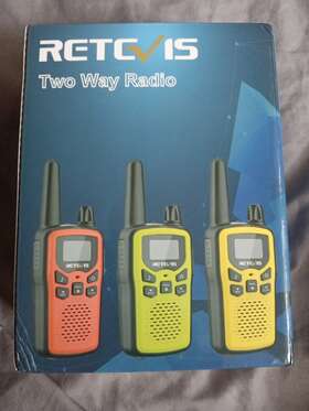 A9223a Retevis 3pk Ra36 Walkie Talkie Radios Frs Uhf - No License