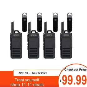 A9255a Retevis 4 Rb39p Bluetooth Walkie Talkies Frs 2w For Camping&riding