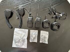 Dfx1510 Retevis Rt21 Walkie Talkies With Earpiece And Mic Set Adults Long Range 2 Way