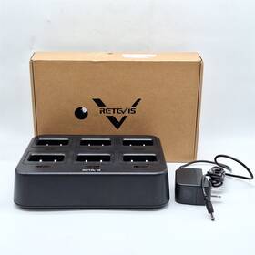 Fc9059b Retevis Rtc21 H-777s Six-way Charger Multi Unit Rapid Gang 1 Pack