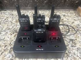 Retevis Rat68 Two Way Radio Set With Charging Dock