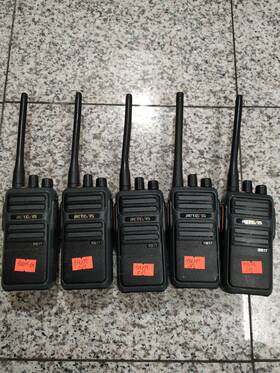 Retevis Rb17 Lot Of 5 Walkie Talkies Uhf Long Range 4400mah With Battery Tested