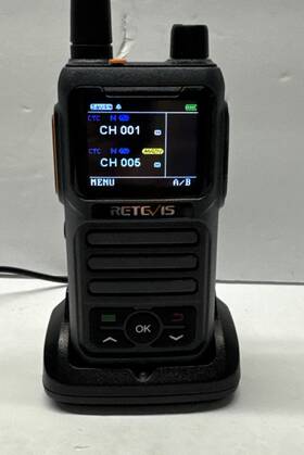 Rb17p Retevis Gmrs Handheld 5w 2200mah 30ch Noaa Ctcss/dcs Two Way Radio Works