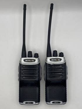 Rt17 Retevis 2 Retc 15- - Two-way Uhf Hand-held Mobile Radio Walkie-talkie Lot