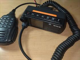 Rt73 Retevis Mini Dual Band Dmr/analog Mobile Radio