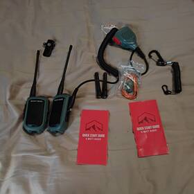 Rocky Talkie 850074531012 5 Watt Gmrs Mountain Radio - Long Range Walkie Handheld Set Of 2