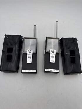11tr Ross Vntg 11 Tr. Transceiver Walkie Talkie Pair With Cases Made In Japan Vguc