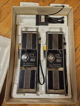 Re-999n Ross Vintage 1960s Walkie Talkie Model - Untested