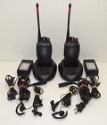Rpu7100 Relm Radio Walkie Talkie Pair With Microphones Earpiece Tested