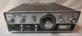 6136772 Sears Vintage Citizens Band 2 Way Radio Powers On Read