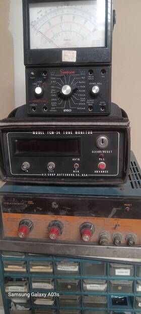 Tcm-34 Simpson Untested Test Equipment For Old Two Way Radios