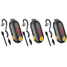 Sinorise 741421075788 Super Mini Walkie Talkies Two Way Radio Portable Fm Transceiver For Restauran