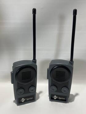 Sprint 048188107203 Vintage Kaybee Toys Playtime Walkie Talkies Model 1981 Two-way Radios