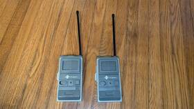 1972c Sprint Vintage 1989 Walkie Talkies Safety Flex Antenna Used Tested And Working