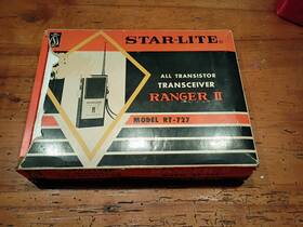 Rt-727 Star Lite Starlite Ranger Ii Transceiver Model Rt 727 Walkie-talkies In Original Box