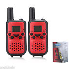 T-899 Freetalker Twin Walkie Talkies Two-way Radios 5km Range Torch Interphone Red Us