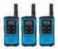 Mot-t100tp T100tp T100 Motorola Triple Pack Neon Blue Alkaline 2-way Radio Walkie Talkie 16 Mile 748091002038