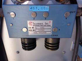 440-475 Telewave T-4560 Dual Isolators Uhf 400 Watt With 2 Loads Twl-35 Free Ship