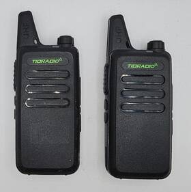 Td-m8s Tid Td-m8 Lot Of 8 Tidradio 2 Way Radio Walkie Talkies Plus Accessories
