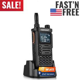 Td-h8 Tidradio Ham Radio 10watt Handheld Dual Band Two-way With App Blu