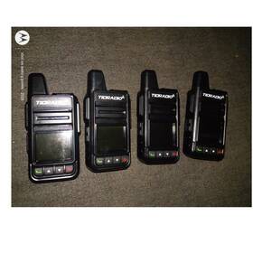 Tidradio Td-m15 Uhf Handheld Two-way Radios Gps P25 Black Lot Of 4