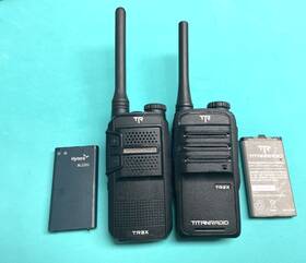 Tr3x Titan Radio Tr2x U 1 2x Digital Analog Uhf Two Way W Battery And Antenna