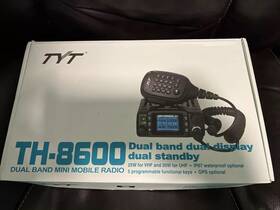 Th-8600-ip67 Tyt Th8600 Waterproof Ip67 Dual Band 25w Mobile Radio Free Cable Walkie Talkie