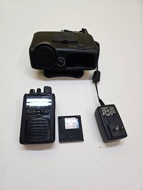 Ag185bx1 Unication G1 148-164 Mhz Vhf Stored Voice Fire Ems Pager W Amp Charger