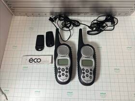 Gmrs750-2ck Uniden 2 Black Handheld Two-way Radio Walkie Talkies Clips Ear Piece