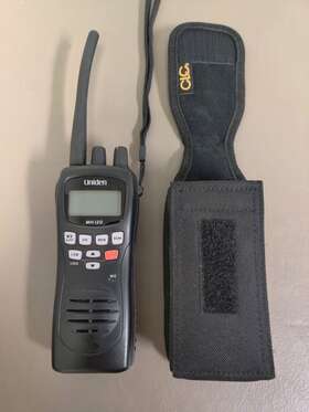 Mh120 Uniden - 1w/5w Handheld Vhf 2-way Marine Radio With Weather Alert Black