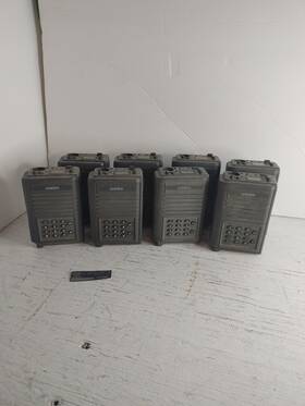 Sps320ts Uniden For Parts Lot Of 8 Handheld Radios Unknown Frequency Range