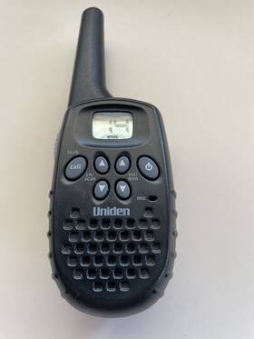 Ut892zh Uniden Black Frs Handheld Wireless Two Way Walkie Talkie