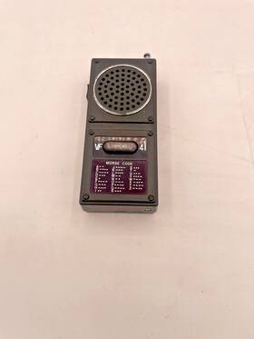 Vf-41 Vanity Fair Vintage Two-way Radio Walkie Talkie Black With Morse Code Key
