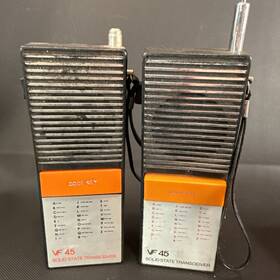 Vf-45 Vanity Fair Walkie Talkies With Morse Code Key - Two Sets Model Read