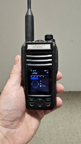 1623587 Vero Unlocked Vgc Vr-n75 5w Gps Bluetooth Ip67 Two-way Radio Ham Band 440mhz