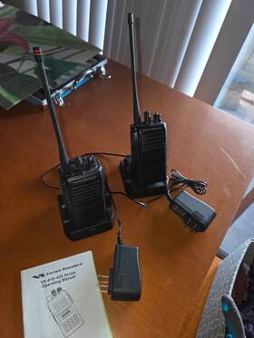 Vx-410-420 Vertex Standard 2 Way Radio Intrinsically Safe Made In Japan