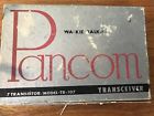Tr-107 Vintage Pancom Transistor Walkie Talkie Model Transcom
