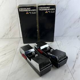 Wt-1122 Viscount Vtg 1966 Transceiver Chrome Solid State Walkie Talkies - Tested