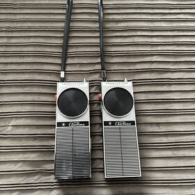 62-528 Wards Airline Pair Vintage Transceiver Walkie-talkies 9 Transistor